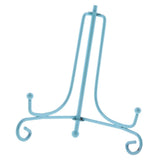 Maxbell Iron Display Stand, Easel Plate Display Holder, Displays Card, Cookie Blue