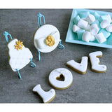 Maxbell Iron Display Stand, Easel Plate Display Holder, Displays Card, Cookie Blue