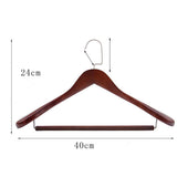 Maxbell Wooden Hangers Coat Suit Garment Clothes Wardrobe Wood Hanger Trouser S