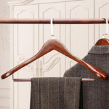Maxbell Wooden Hangers Coat Suit Garment Clothes Wardrobe Wood Hanger Trouser S