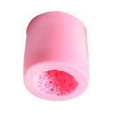Maxbell Silicone Cylinder Fondant Mold Cake Sugar Candle Decor Pink DIY Baking 3D