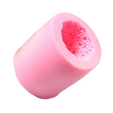 Maxbell Silicone Cylinder Fondant Mold Cake Sugar Candle Decor Pink DIY Baking 3D