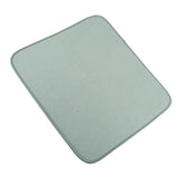 Max Microfiber Dish Drying Mat Kitchen Drainer Sink Table Placemat Green