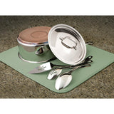 Max Microfiber Dish Drying Mat Kitchen Drainer Sink Table Placemat Green