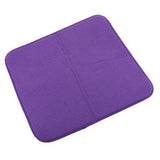 Max Microfiber Dish Drying Mat Kitchen Drainer Sink Table Placemat Purple