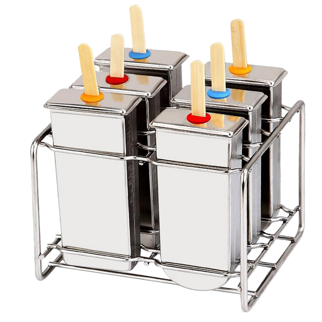 Max 6 Cells Ice Pop Mold Popsicle Mould 3 Cell Flat 3 Cell Round