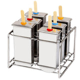 Max 6 Cells Ice Pop Mold Popsicle Mould 3 Cell Flat 3 Cell Round