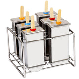 Max 6 Cells Ice Pop Mold Popsicle Mould 3 Cell Flat 3 Cell Round