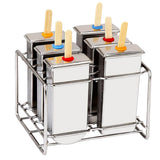 Max 6 Cells Ice Pop Mold Popsicle Mould 3 Cell Flat 3 Cell Round