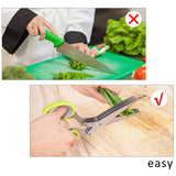 Maxbell  Kitchen Shallot Scissors 5 Layers Hreb Cutter Green Onion Herb Cutlery