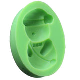 Maxbell Silicone Fondant Cake Mould - Birthday Cakes Party Decorating Tool - Cute Snowman Baby Chocolate Molds
