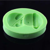Maxbell Silicone Fondant Cake Mould - Birthday Cakes Party Decorating Tool - Cute Snowman Baby Chocolate Molds