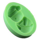 Maxbell Silicone Fondant Cake Mould - Birthday Cakes Party Decorating Tool - Cute Snowman Baby Chocolate Molds