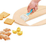 Max Cookies Cutter Baking Embosser Fondant Roller Craft Dough Mold Rectangle