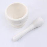 Maxbell Manual Garlic Press Pepper Condiment Bowl Mortar Grinder Base White - Aladdin Shoppers