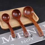 Maxbell Natural Wooden Bamboo Ladle Scoop For Soups, Sauces, Casseroles, Porridge S - Aladdin Shoppers