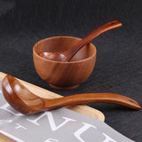 Maxbell Natural Wooden Bamboo Ladle Scoop For Soups, Sauces, Casseroles, Porridge S - Aladdin Shoppers