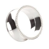 Maxbell Napkin Serviette Ring Table Adornment for Wedding Party FKD091 Silver - Aladdin Shoppers