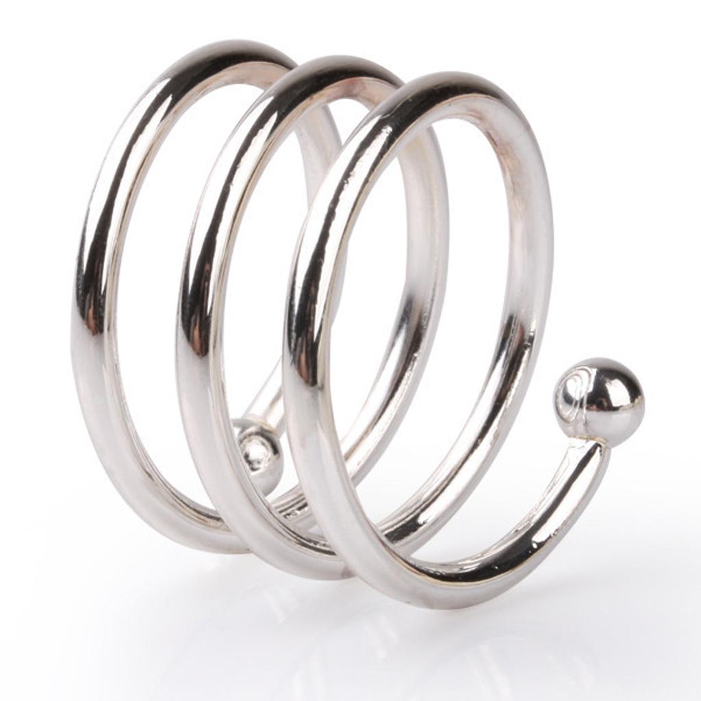 Maxbell  Napkin Serviette Ring Table Adornment for Wedding Party FKD002 Silver