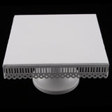Maxbell Square Cake Stand White Iron Metal Cake Tools Wedding Table Decoation L - Aladdin Shoppers