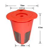 Maxbell Reusable Refillable Single Coffee Filter Pod for Keurig 2.0 Coffee Brewers