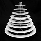Maxbell Macaron Tower Display Macaron Stand for French Macarons for Party 8 Tier