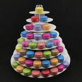 Maxbell Macaron Tower Display Macaron Stand for French Macarons for Party 8 Tier