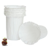 Maxbell 50 Pcs Coffee Compatible Disposable Filters Reusable Basket Filter 58X63mm