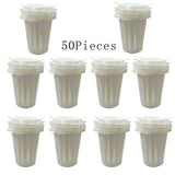Maxbell 50 Pcs Coffee Compatible Disposable Filters Reusable Basket Filter 58X63mm