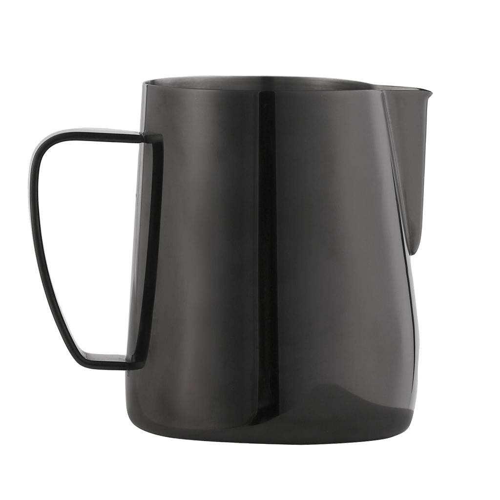 Maxbell Espresso Milk Frothing Pitcher Stainless Latte Art Coffee Jug Black