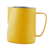 Maxbell Espresso Milk Frothing Pitcher Stainless Latte Art Coffee Jug Yellow