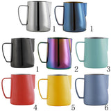 Maxbell Stainless Steel Coffee Frothing Milk Latte Jug Pitcher 600ml Silver