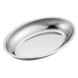 Maxbell Stainless Steel Oval Serving Trays Serving Dish Serving Platters 26X18.5cm