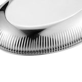 Maxbell Stainless Steel Oval Serving Trays Serving Dish Serving Platters 26X18.5cm