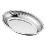 Maxbell Stainless Steel Oval Serving Trays Serving Dish Serving Platters 26X18.5cm