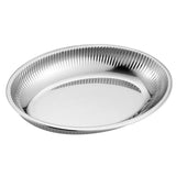 Maxbell Stainless Steel Oval Serving Trays Serving Dish Serving Platters 26X18.5cm