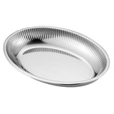 Maxbell Stainless Steel Oval Serving Trays Serving Dish Serving Platters 26X18.5cm