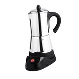 Maxbell Electric Espresso Latte Percolator Stove Top Coffee Maker Mocha Pot 4 Cup