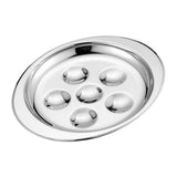 Maxbell Stainless Steel Snail Mushroom Escargot Baking Plate Dishes 196X167mm