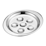 Maxbell Stainless Steel Snail Mushroom Escargot Baking Plate Dishes 196X167mm
