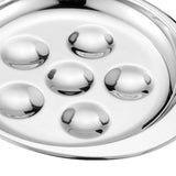 Maxbell Stainless Steel Snail Mushroom Escargot Baking Plate Dishes 196X167mm