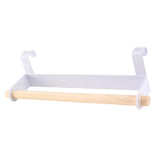 Maxbell Bathroom Towel Rack Kitchen Tissue Holder Over Door Hanger Type 1 White