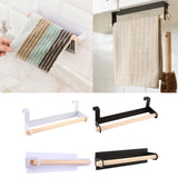 Maxbell Bathroom Towel Rack Kitchen Tissue Holder Over Door Hanger Type 1 White