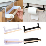 Maxbell Bathroom Towel Rack Kitchen Tissue Holder Over Door Hanger Type 1 White