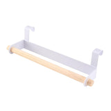 Maxbell Bathroom Towel Rack Kitchen Tissue Holder Over Door Hanger Type 1 White