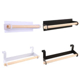 Maxbell Bathroom Towel Rack Kitchen Tissue Holder Over Door Hanger Type 1 White