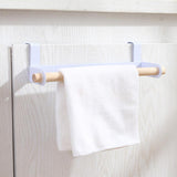 Maxbell Bathroom Towel Rack Kitchen Tissue Holder Over Door Hanger Type 1 White