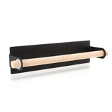 Maxbell Bathroom Towel Rack Kitchen Tissue Holder Over Door Hanger Type 2 Black
