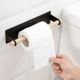 Maxbell Bathroom Towel Rack Kitchen Tissue Holder Over Door Hanger Type 2 Black