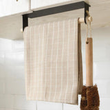 Maxbell Bathroom Towel Rack Kitchen Tissue Holder Over Door Hanger Type 2 Black